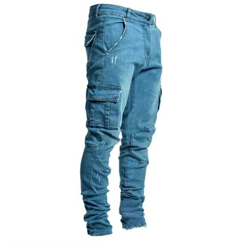 TK 2026 Jeans Skinny Para Hombre Estilo Business Casual Stretch Denim Trousers Cierre De Cremallera Pierna Delgada Versátiles Para Primavera Y Verano