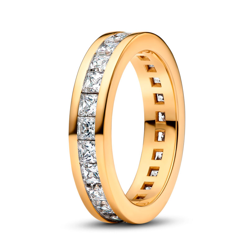 Pandora Anillo Canal Eternidad 163797C01 , para Mujer