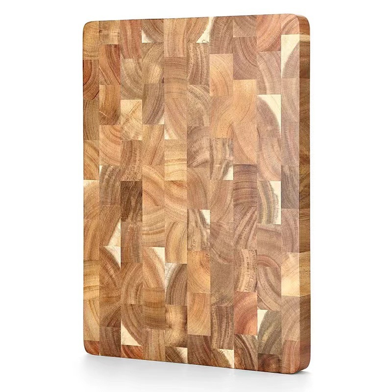 CA Tabla de cortar de madera de acacia, suplemento alimenticio para el hogar, tabla de cortar frutas, tabla de cortar vertical geométrica, tabla de cortar de madera, tabla de cortar de madera maciza