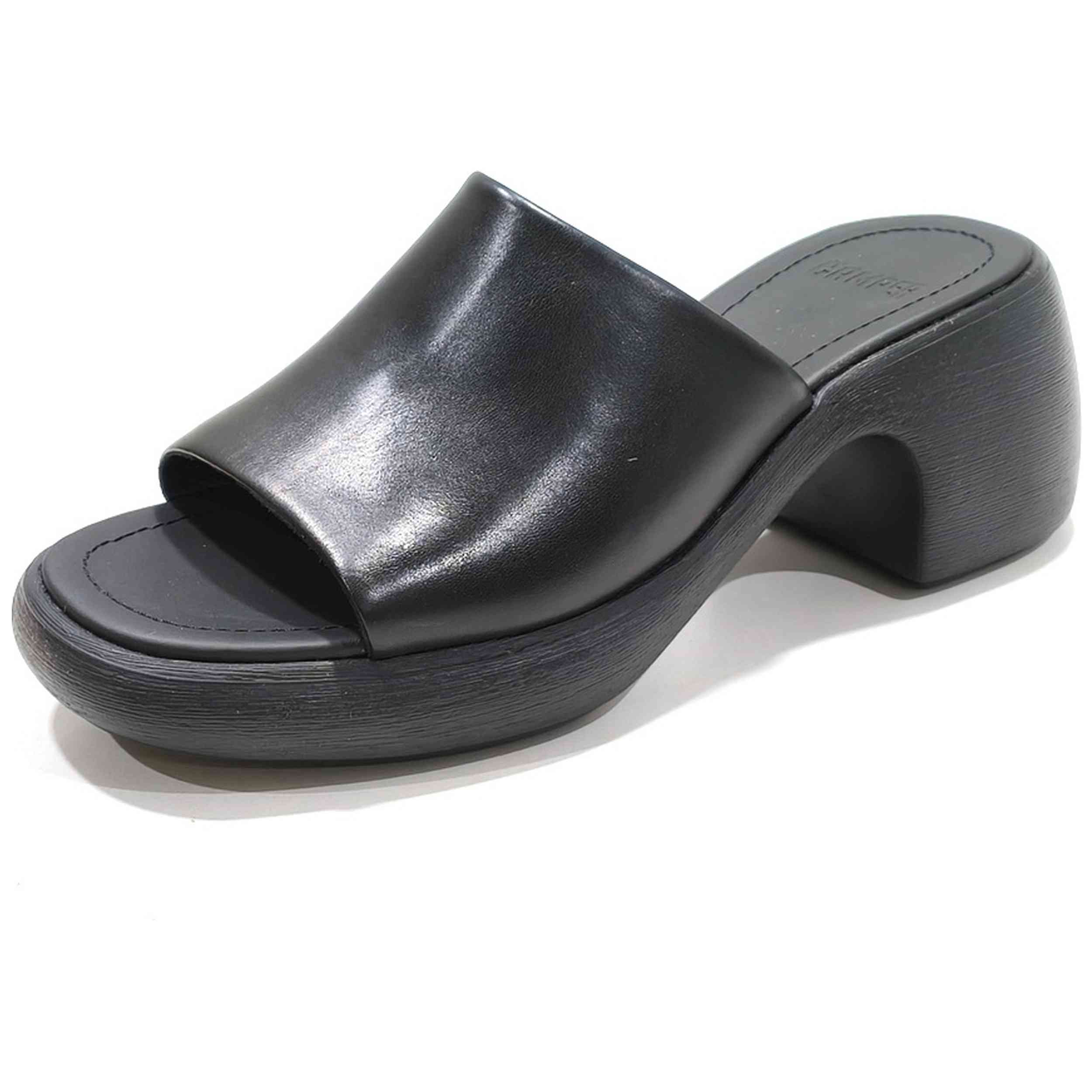 Sandalias De Tacon Camper modelo K201722-001 para Mujer en color Negro