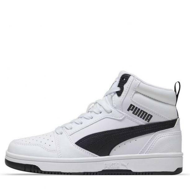 PUMA Calzado multideporte-Puma Rebound V6 Mid-393831-02-BLANCO-NEGRO