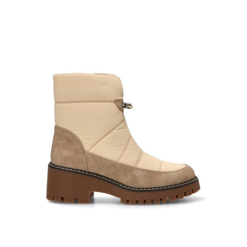 Botin Militar Etika - Mujer - Tacón Medio - Modelo 11117 - Color Hielo