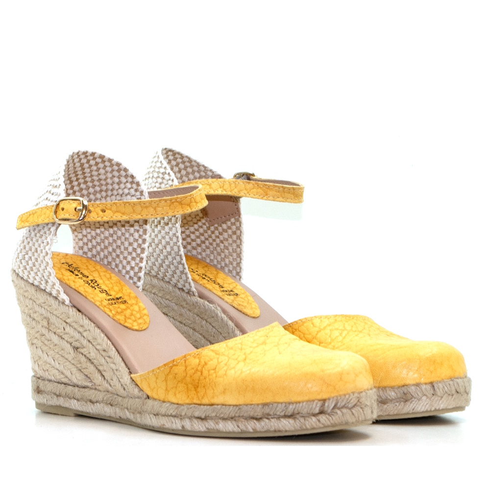 ELODIE SANDALIA NURIA BUGGY AMARILLO CUERDAS