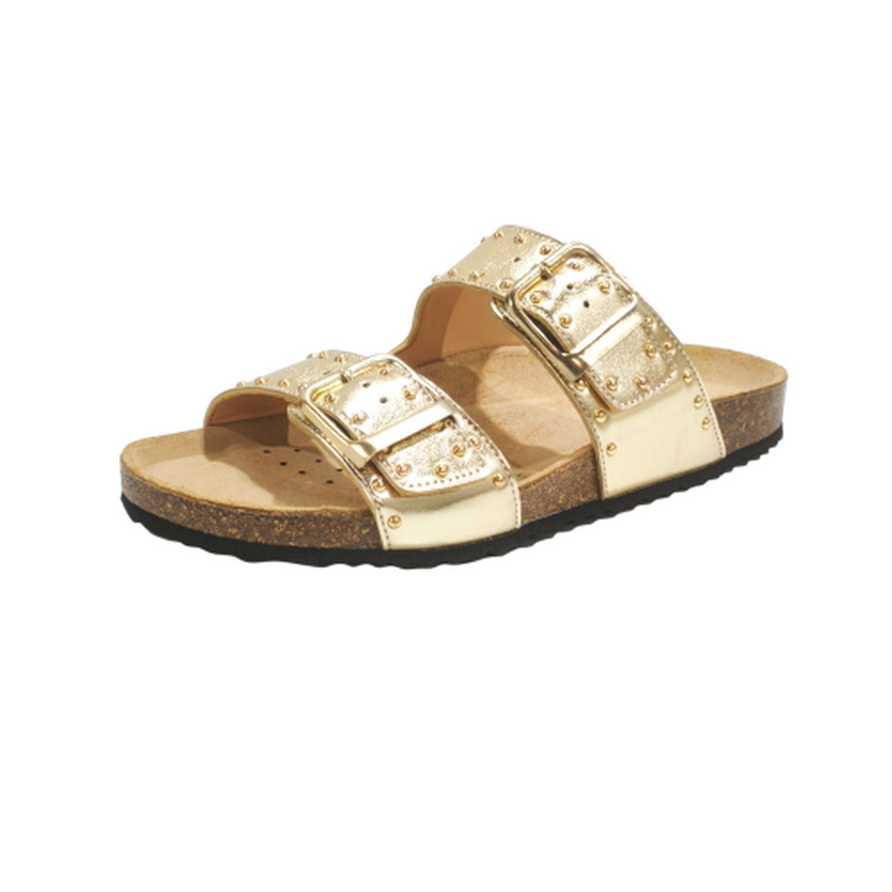 Sandalias Geox modelo D55Y3I en color Metal