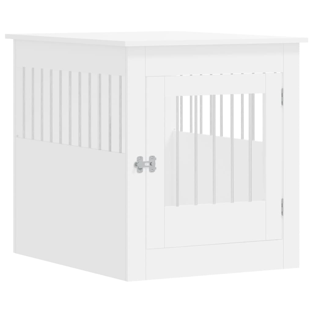 vidaXL Jaula para perros madera de ingeniería 64,5x80x71 cm Multicolor