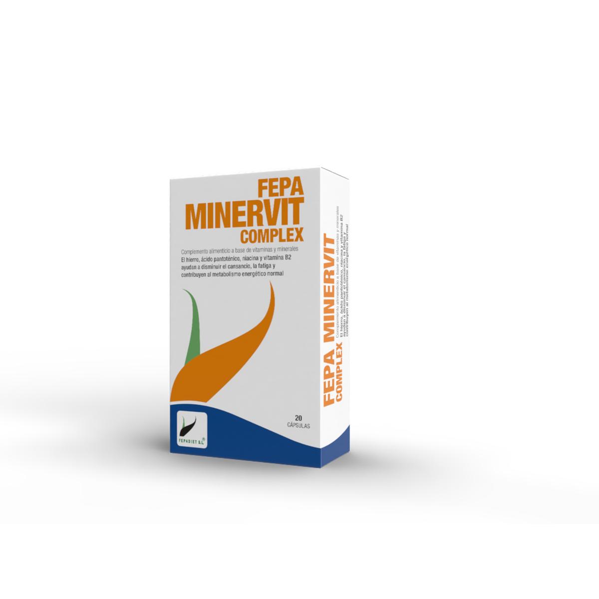 Fepa-Minervit Complex 20 cápsulas – Fepadiet | Suplemento multivitamínico para bienestar diario