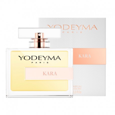 Yodeyma. Eau de Parfum Kara para Mujer de Yodeyma. Esta fragancia aporta a cualquier mujer un toque natural pero sin perder la esencia femenina. Esta fragancia es ideal para mujeres elegantes y sofisticadas, que busquen un perfume con aromas que represent