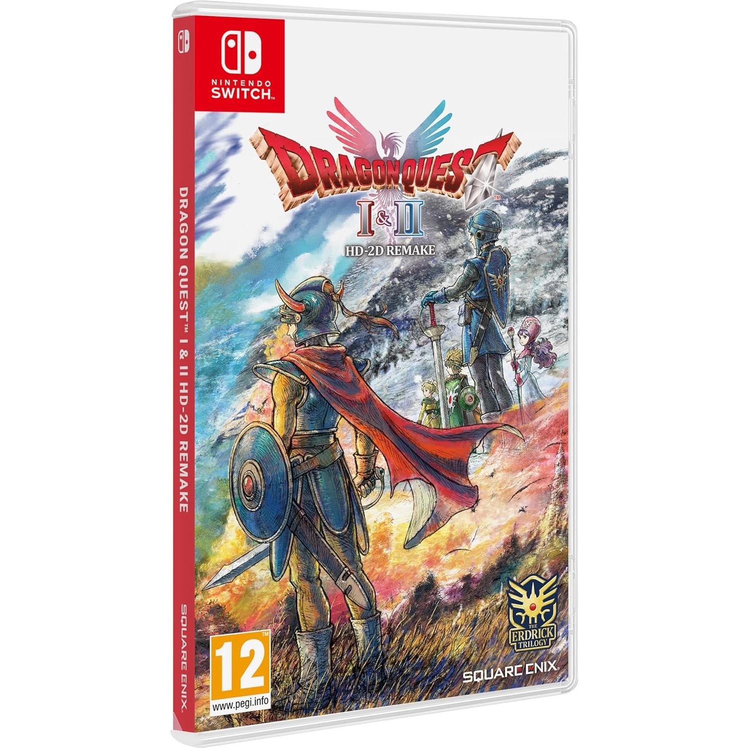 Dragon Quest I y II HD 2D Remake (Importacion UK) - Nintendo Switch - Nuevo precintado