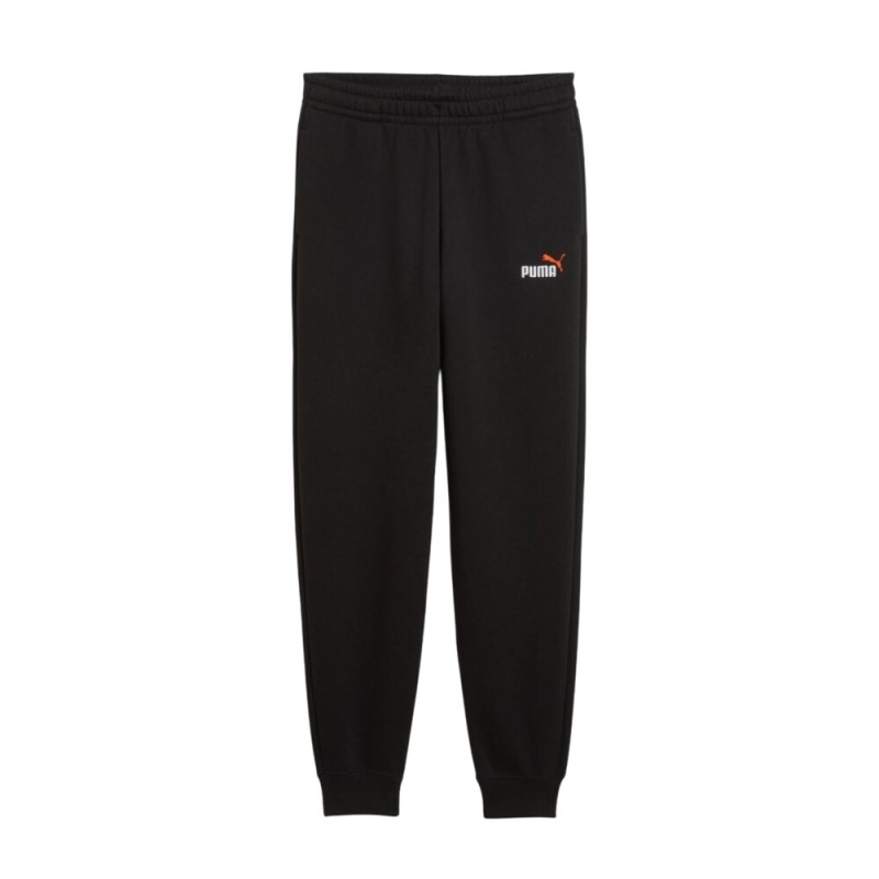 Pantalón Chandal Negro Puma Ess 2 Color No. 1 Logo Sweatpants Fl B Para Niño