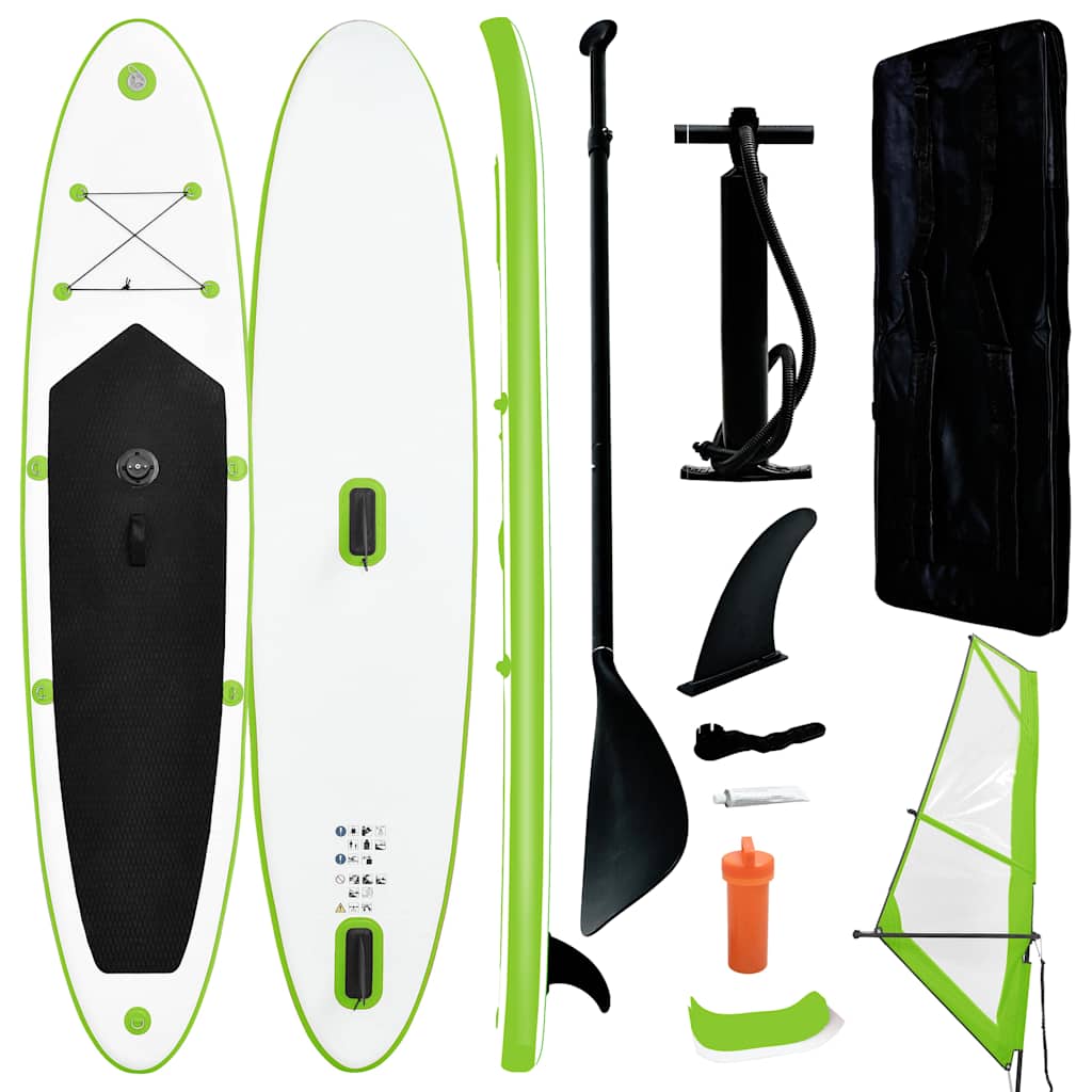 vidaXL Tabla Inflable de Paddle Surf SUP Remo Hinchables Deporte Color Azul, Negro, Rojo y mas