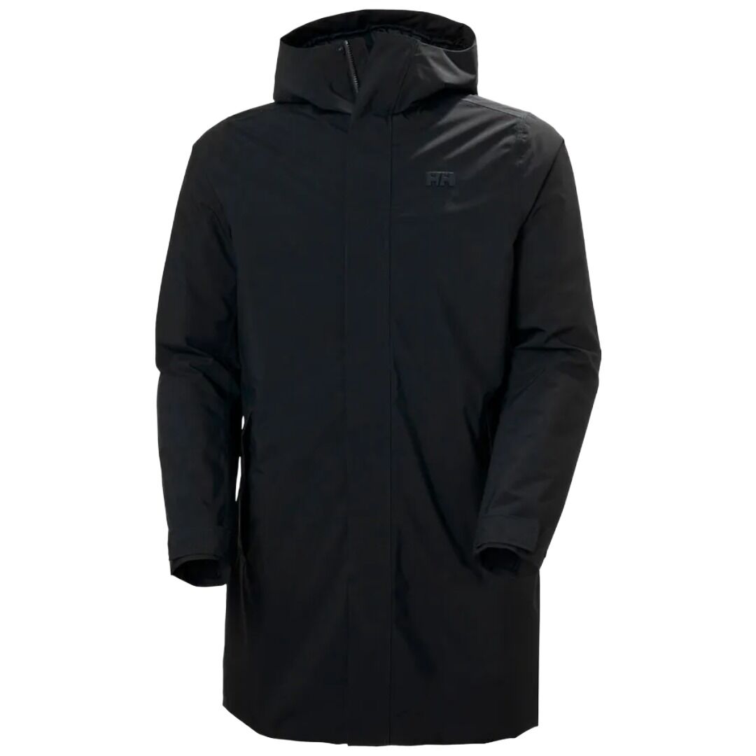 Cazadora Negra Marino Helly Hansen Brussel Insulated Raincoat Black Impermeable y Aislante