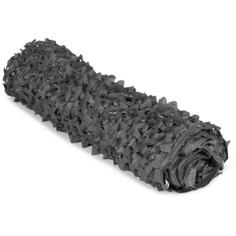 Toldo Vela de Sombra Rectangular Negro - 150D, Adecuado para Terraza de Jardín y Cubierta de Coche (4x6 m)