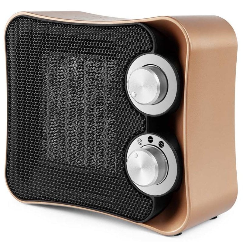 Orbegozo CR6010 Calefactor Cerámico 1200W Dorado