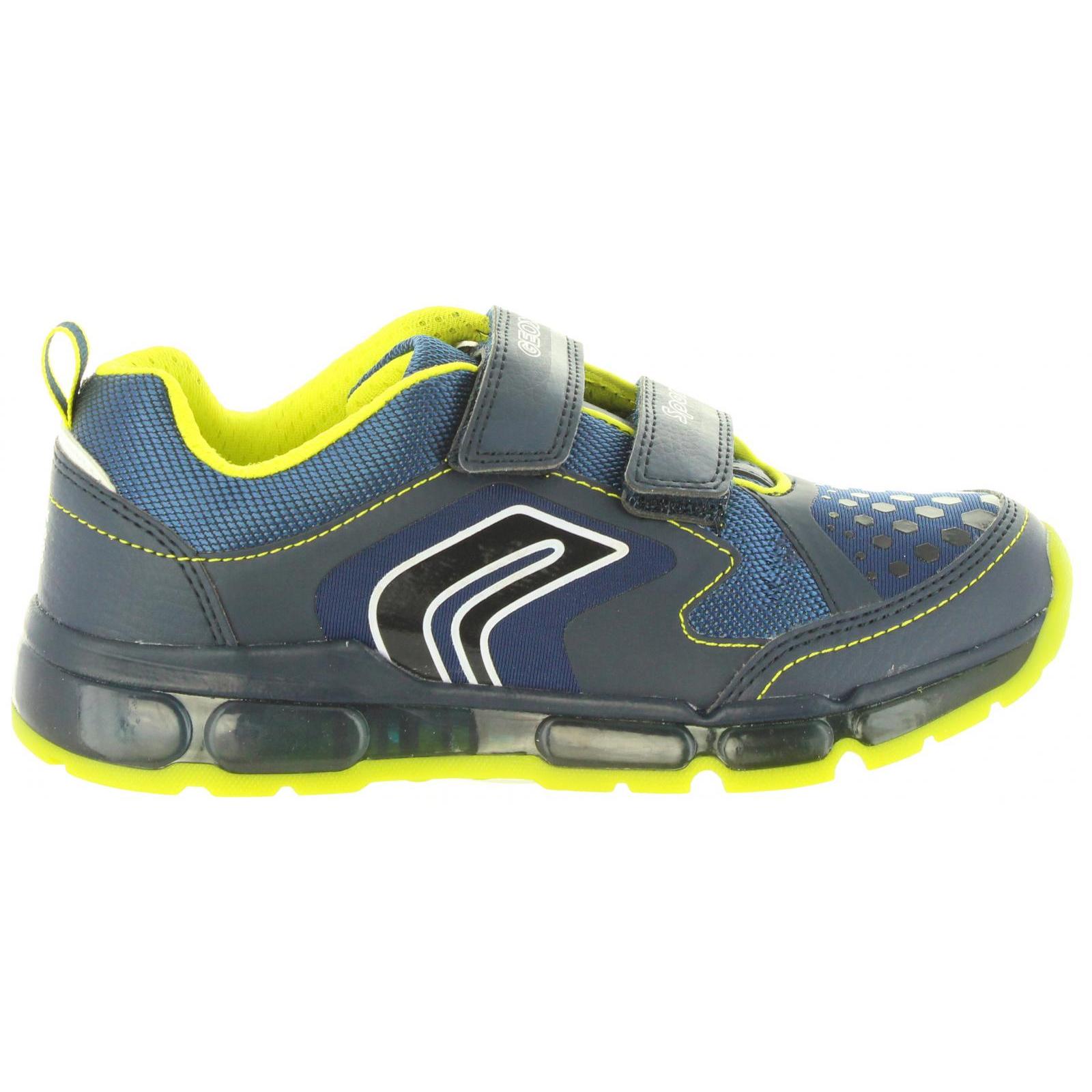 Geox j8444a 0bu11 j android c0749 navy-lime sneakers