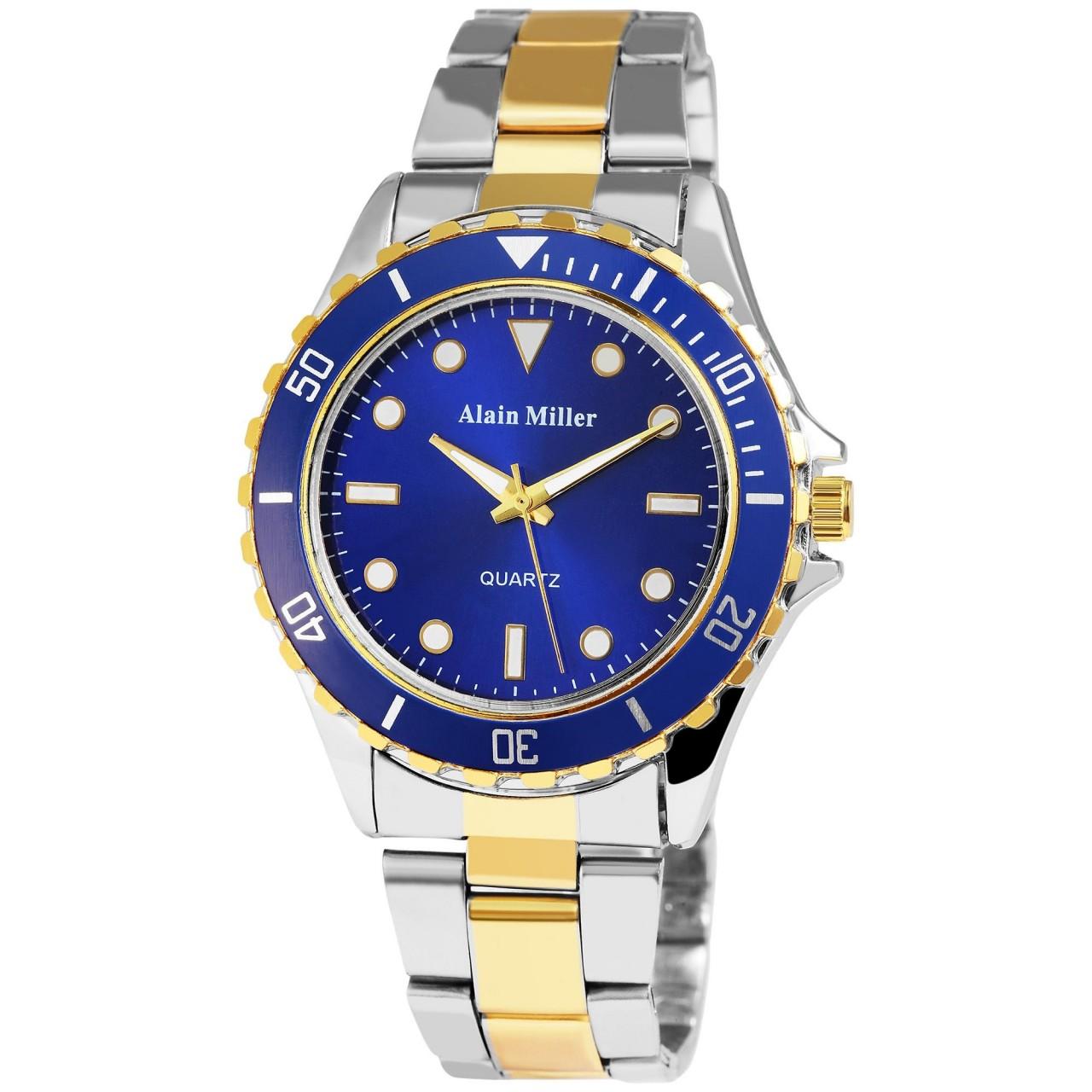 Reloj Alain Miller® Hombre com Bracelete em Aço Inoxidável 0012