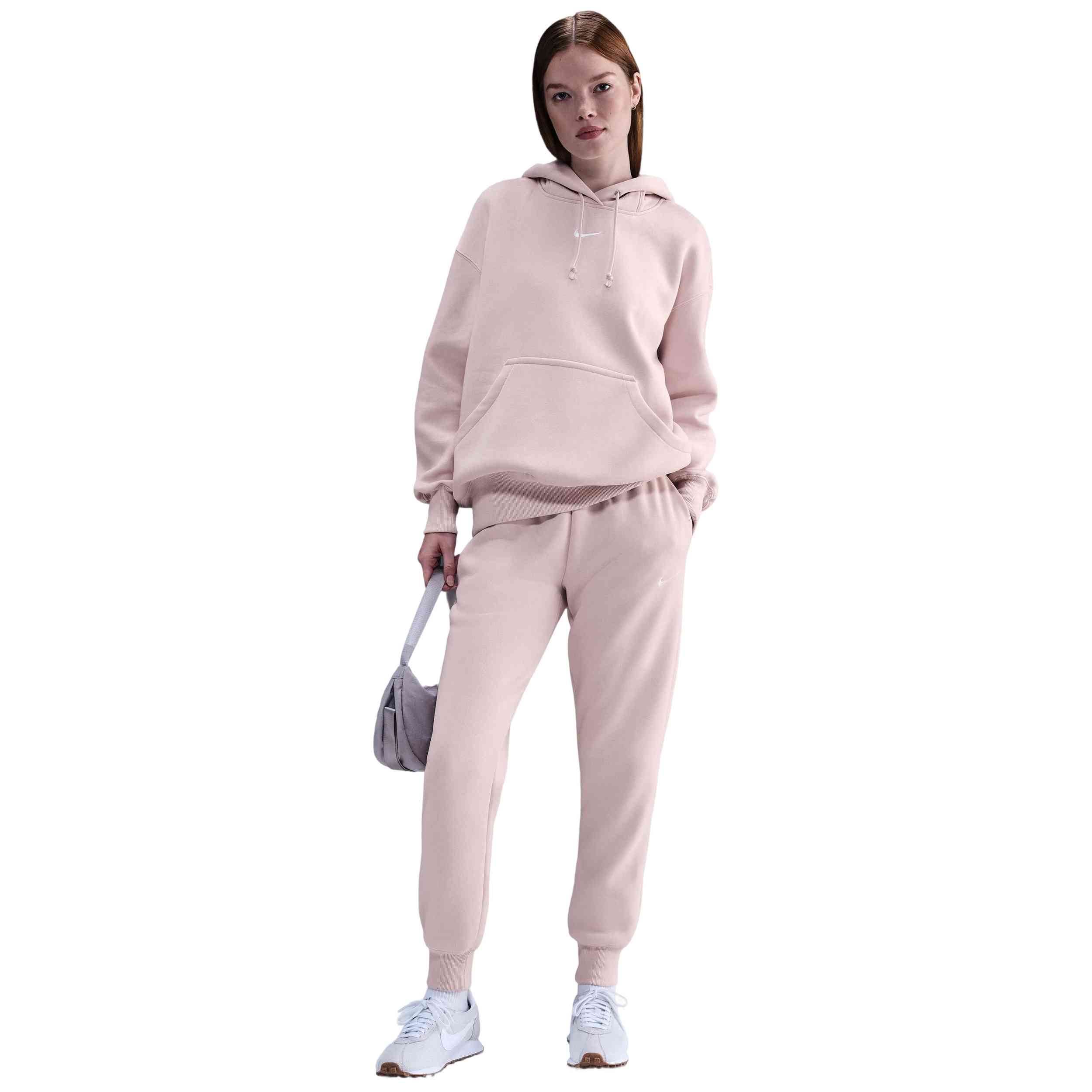 Pantalon Fleece Phoenix Nike en color Rosa Claro