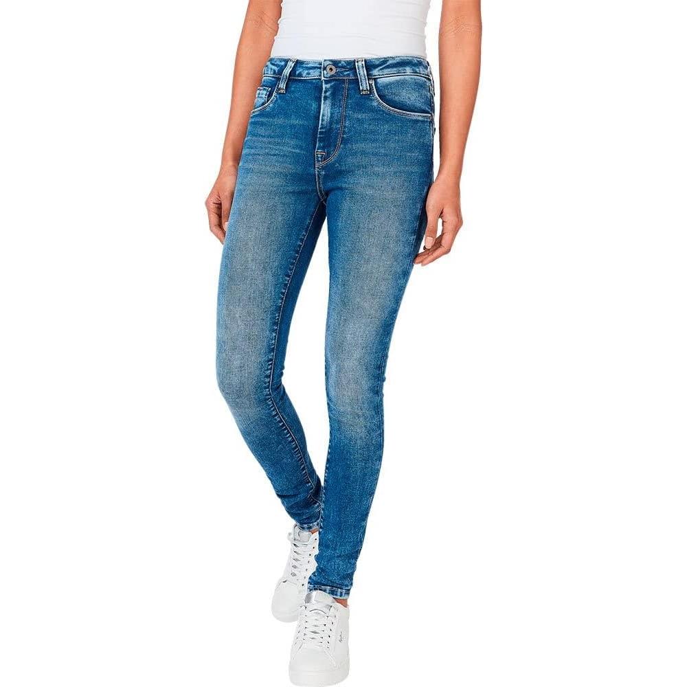 Pepe Jeans Pantalones Vaqueros Regent Mujer Denim Tiro Alto W31 L32