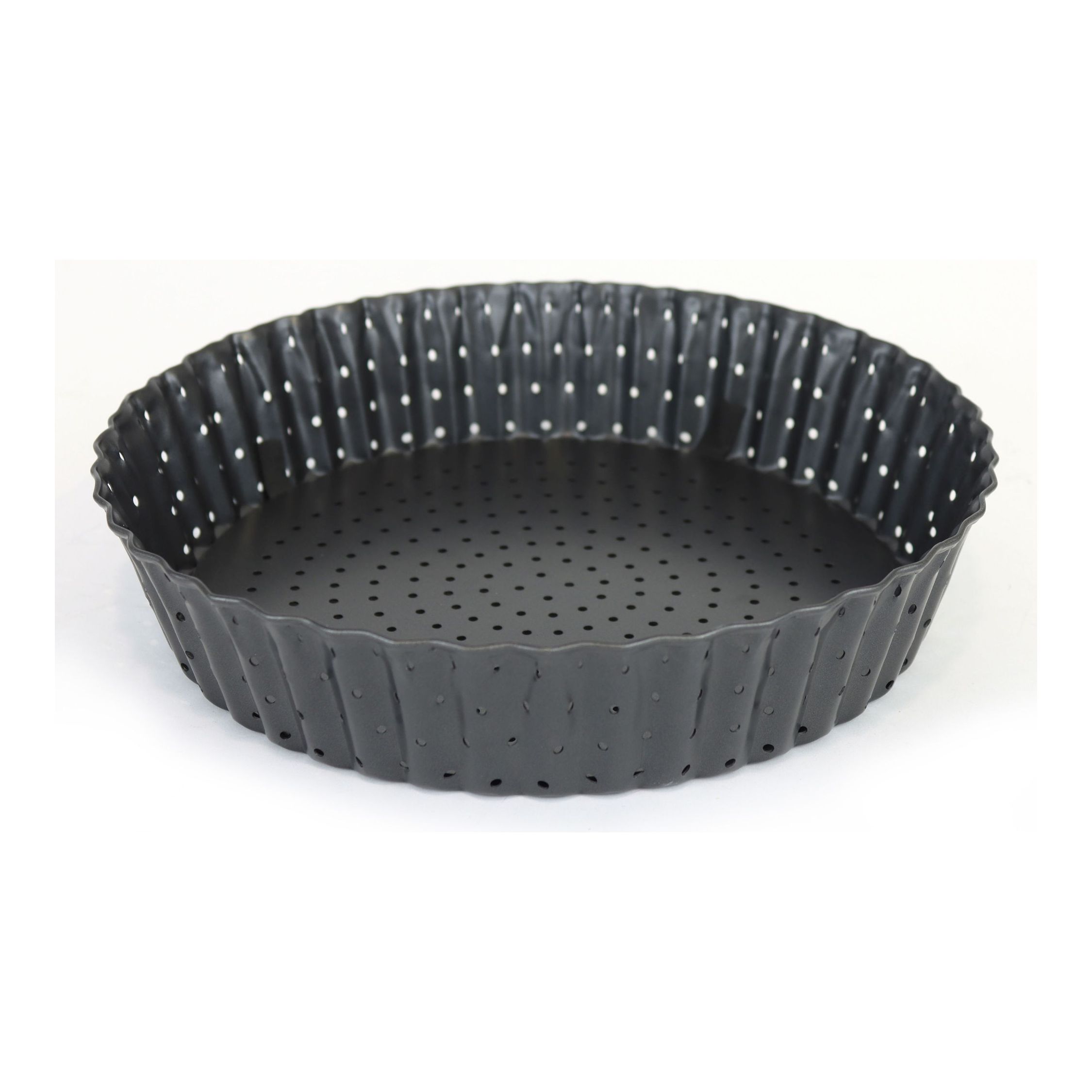 Quttin - Molde Tarta Desmontable Perforado 20x5cm - Antiadherente y Resistente al Calor - Fácil de Limpiar y Mantener