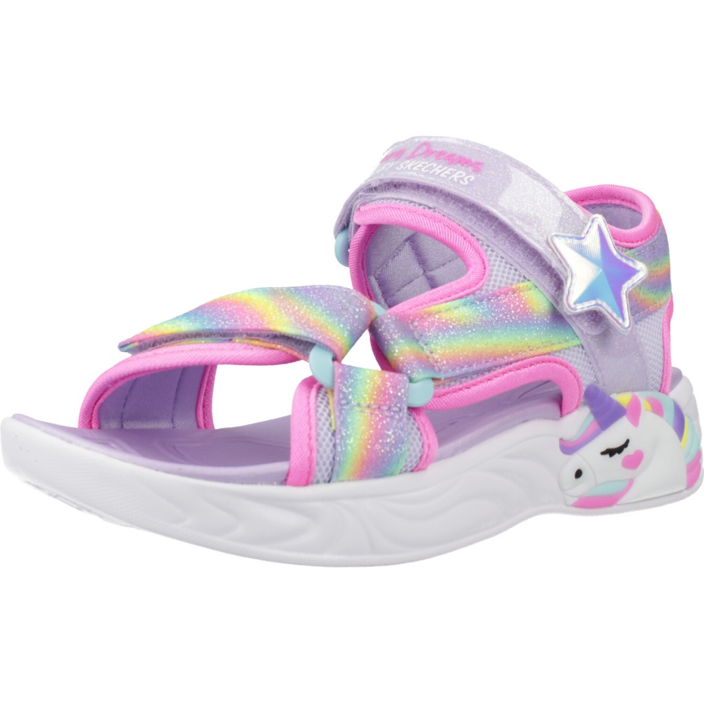Sandalias Niña Marca Skechers Modelo Dreamy Unicorns