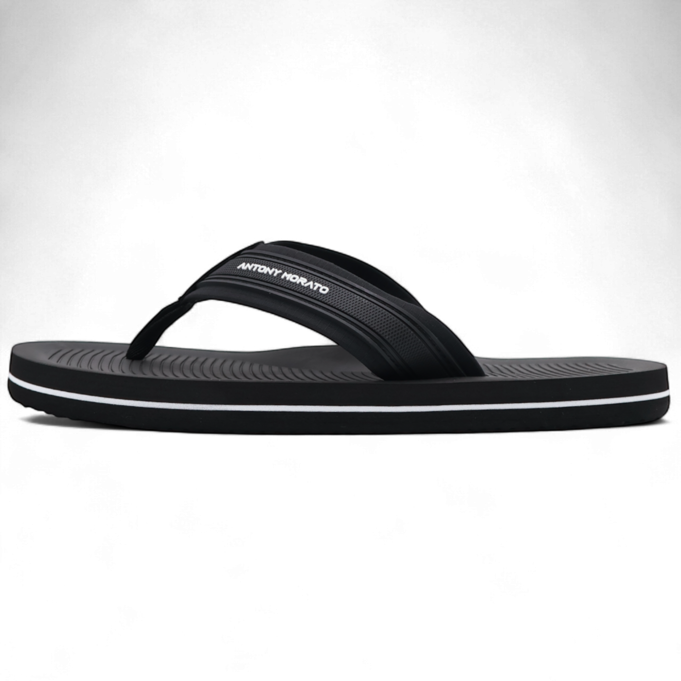 Chanclas Antony Morato Braison AM Goma EVA Negro Hombre Moderno, Ropa casual 100% Eva