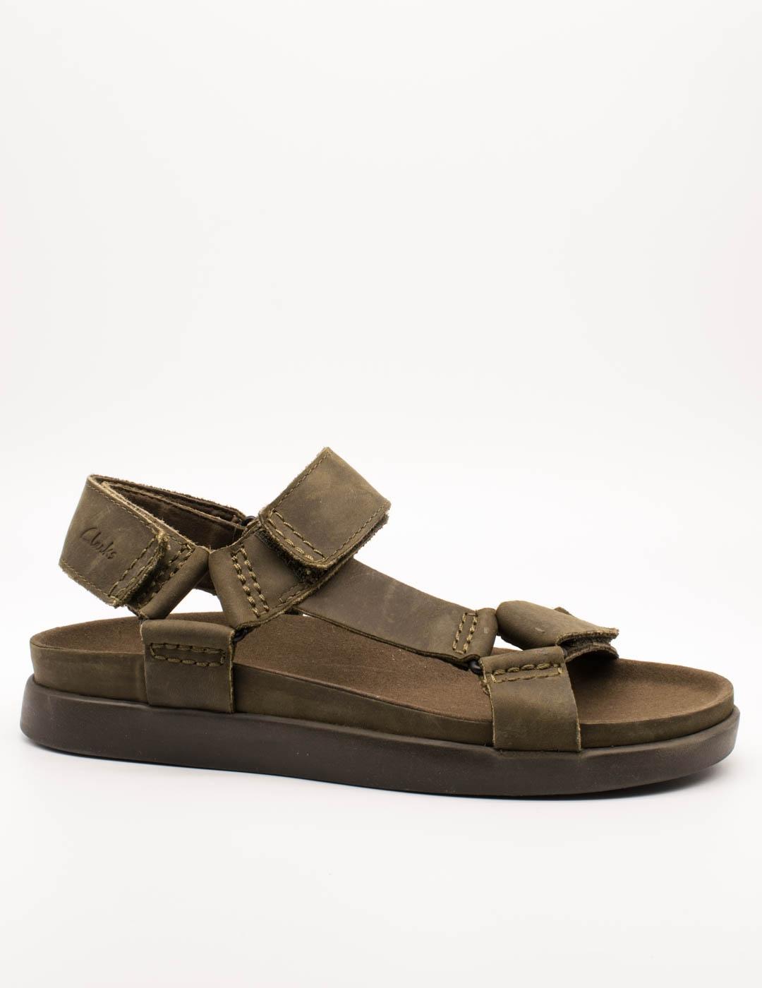 Sandalia Clarks 26171887 Sunder Range Dark Olive de Hombre