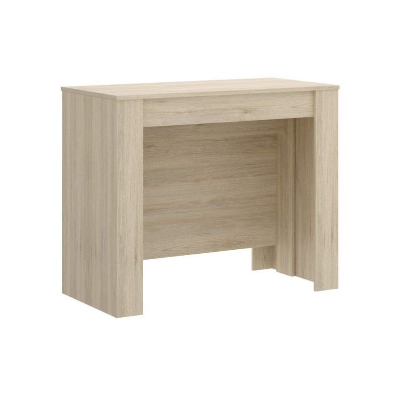 MOBELCENTER - Mesa de Comedor Consola Extensible, Mesa para Salón recibidor o Cocina, Mesa Sistema Fuelle Extensible, Color Roble Canadian (1103)