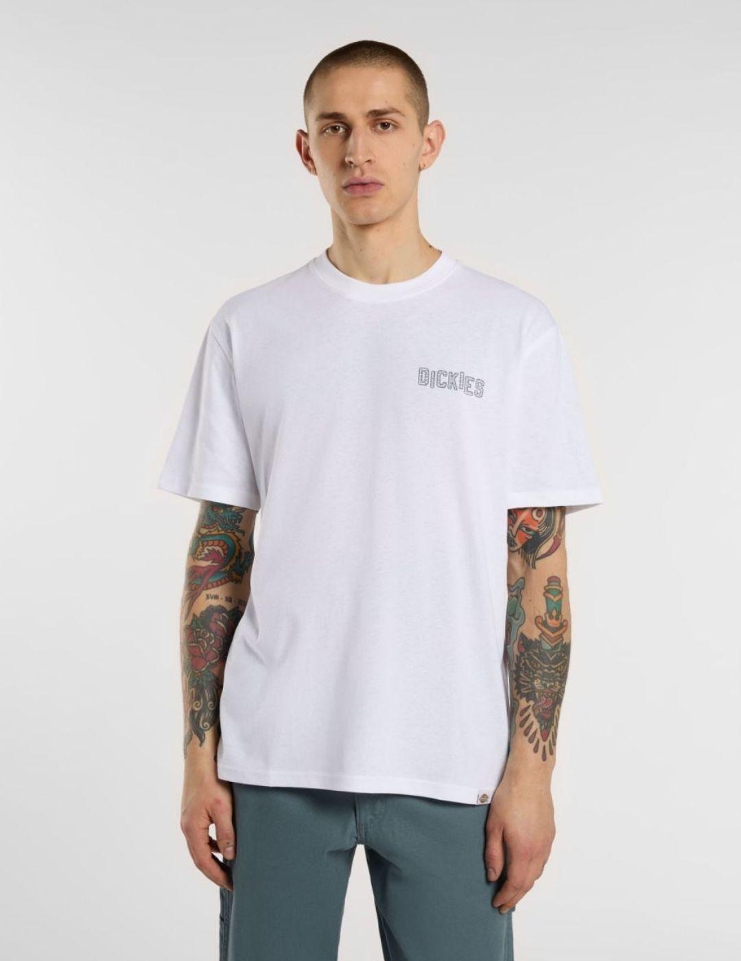 Camiseta Dickies Bricklane SS Tee Blanca Hombre
