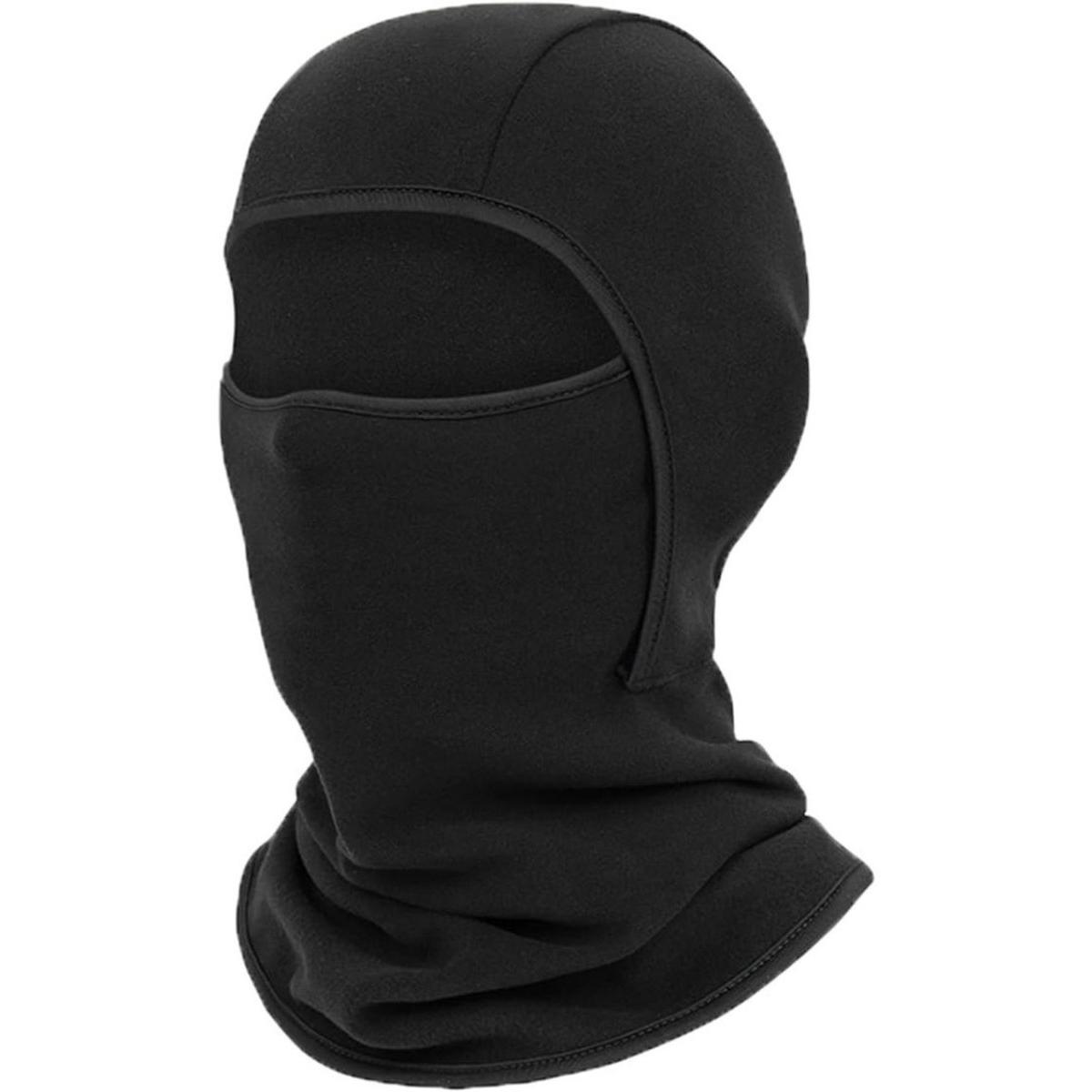 Om Home Pasamontañas de forro polar para esquí infantil - Máscara facial cálida integral para ciclismo de invierno - Calentador de cuello cortavientos para esquí - Máscara facial deportiva para ciclismo - Gorro de ciclismo con cuello cálido - Apto para ni