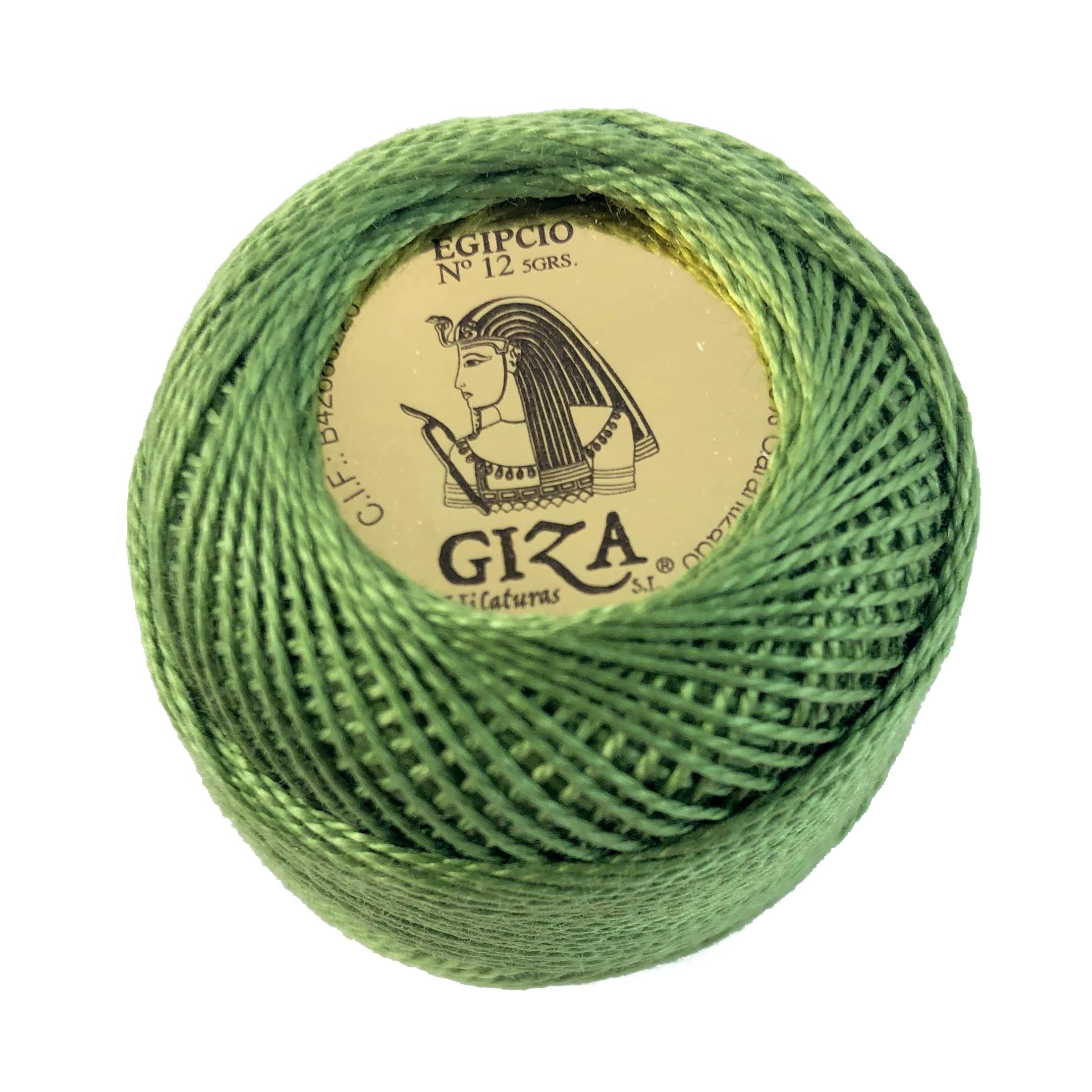 Ovillo de Algodón 100% Giza 5gr Nº12 - Blanco, Crudo y Colores Sólidos