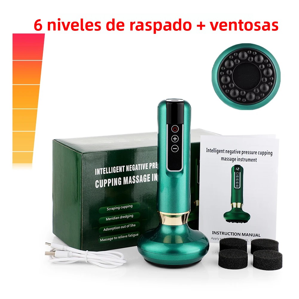 TK Masajeador De Taza Inteligente Con 12/6 Niveles Y Calentamiento Infrarrojo Móvil Relajante De Meridianos Sin Cable