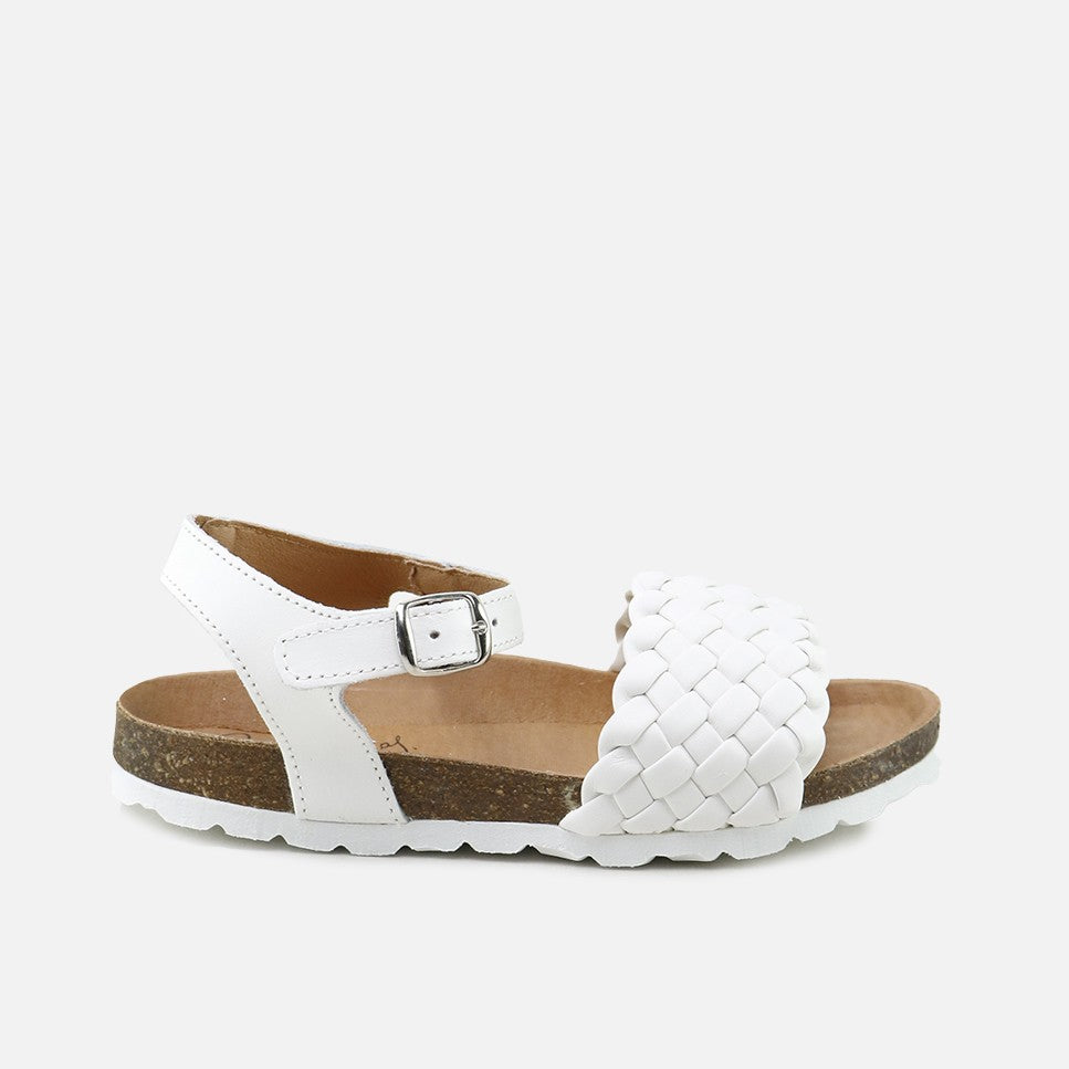 Sandalias Bio Trenza Blanco Elibasic | Eli 1957