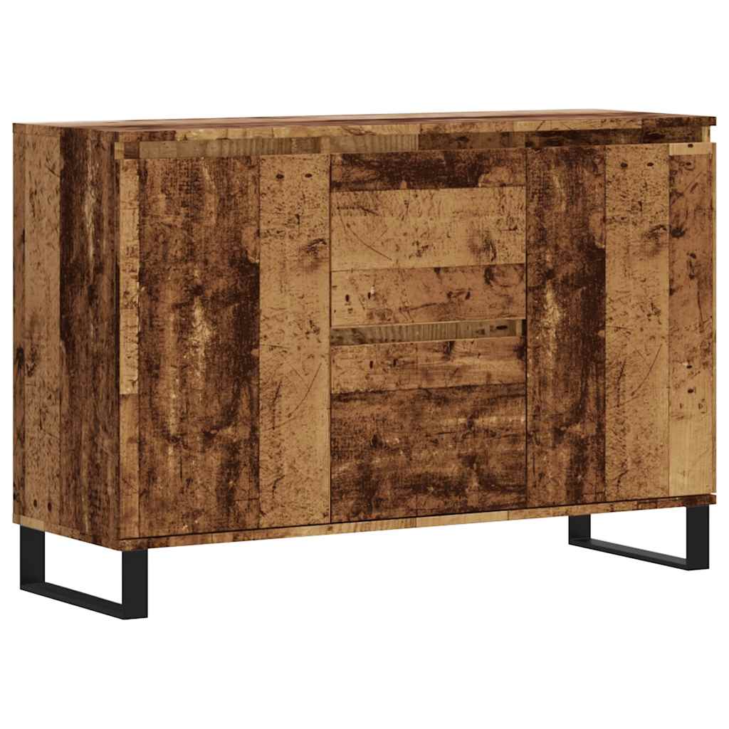 vidaXL Aparador de madera de ingeniería 101,5x35x70 cm Multicolor