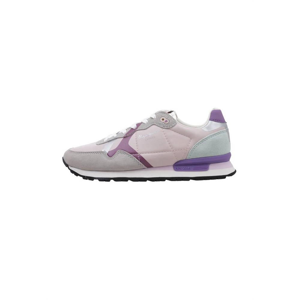 Pepe Jeans BRIT PRINT W Deportivas Planas Mujer Gris