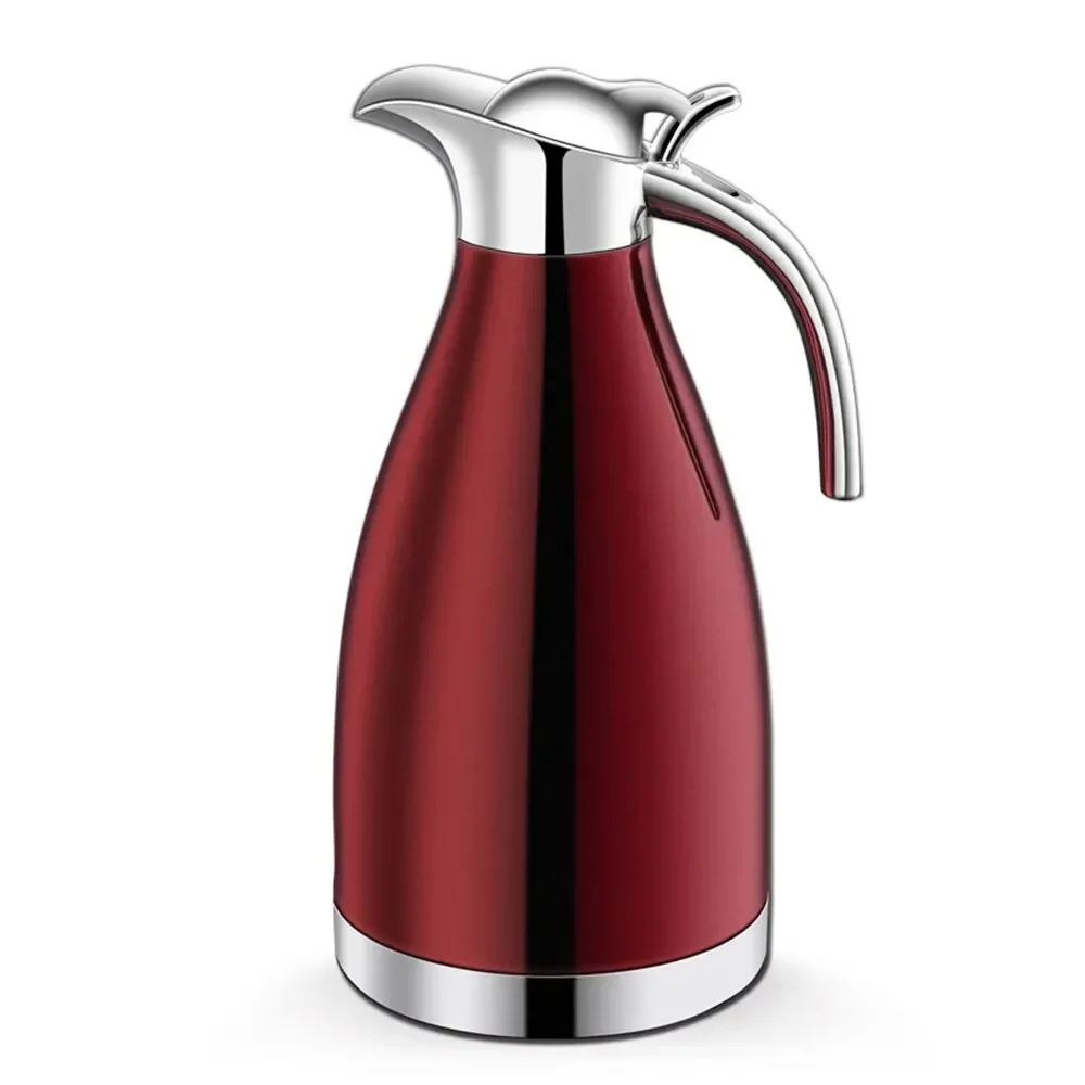 TK Botella Termo De Acero Inoxidable Doble Capa 2L Gran Tamaño Para Agua Caliente Té Café Con Aislamiento Superior Uso Doméstico
