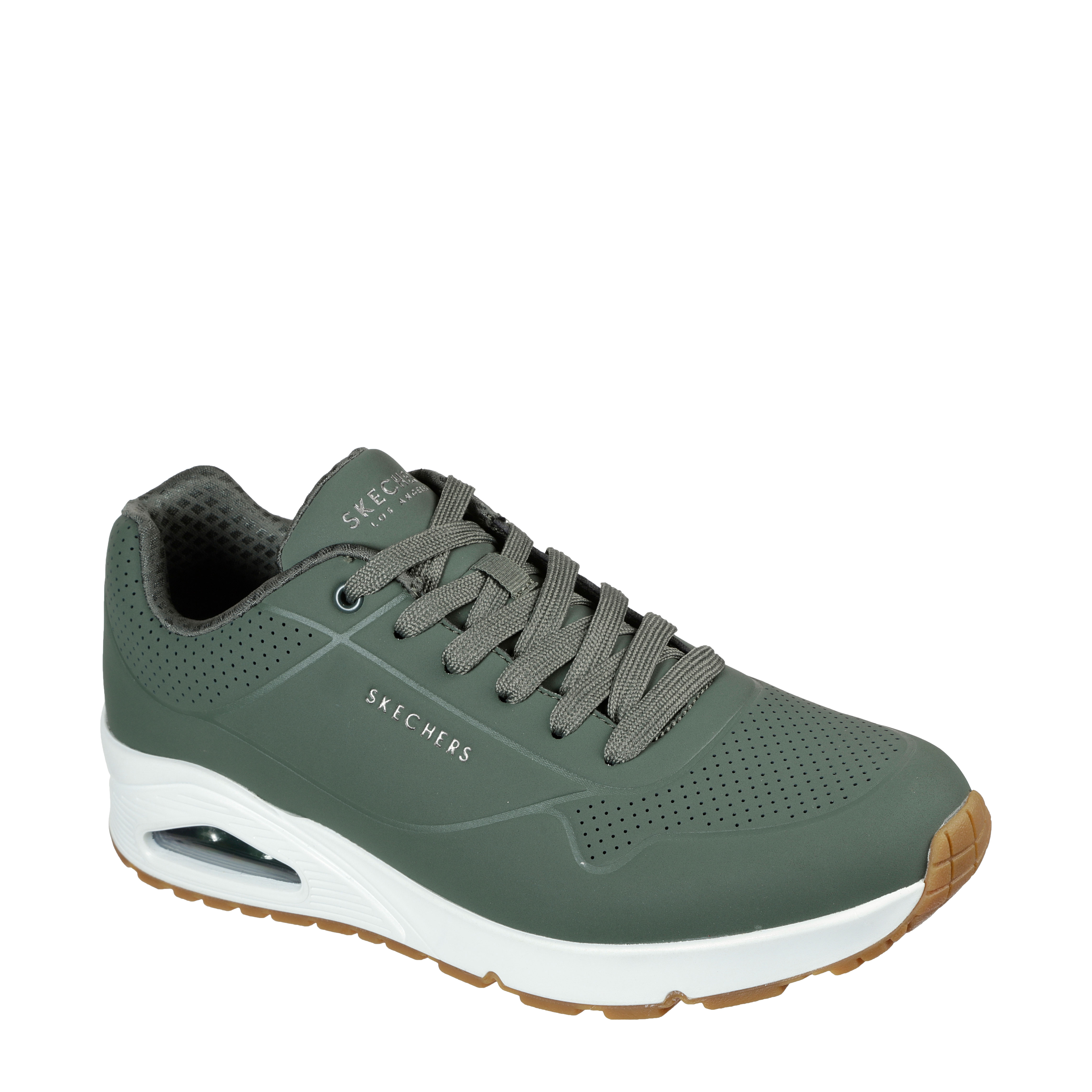 Skechers Zapatillas Uno - Stand On Air Verdes 52458-OLV , para Hombre