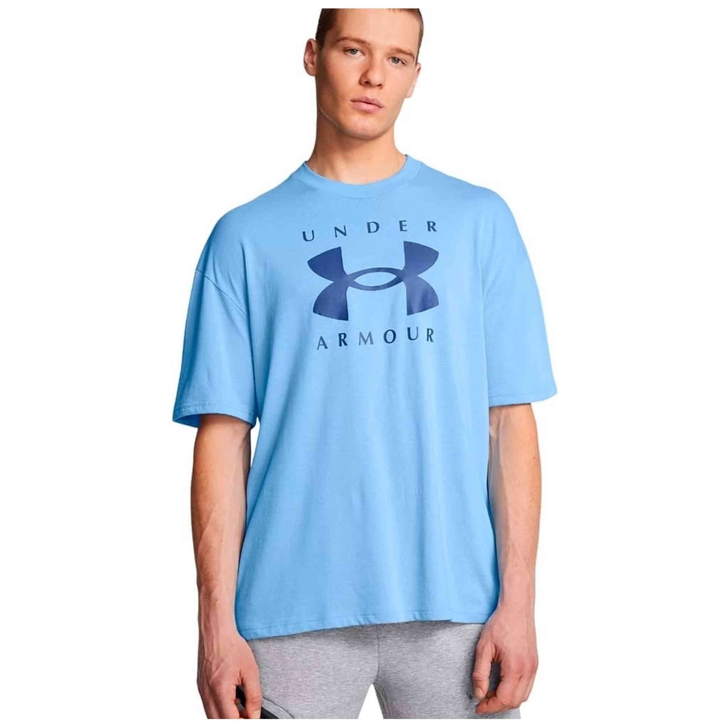 Camiseta De Manga Corta Under Armour modelo 1389146-465 para Hombre en color Azul