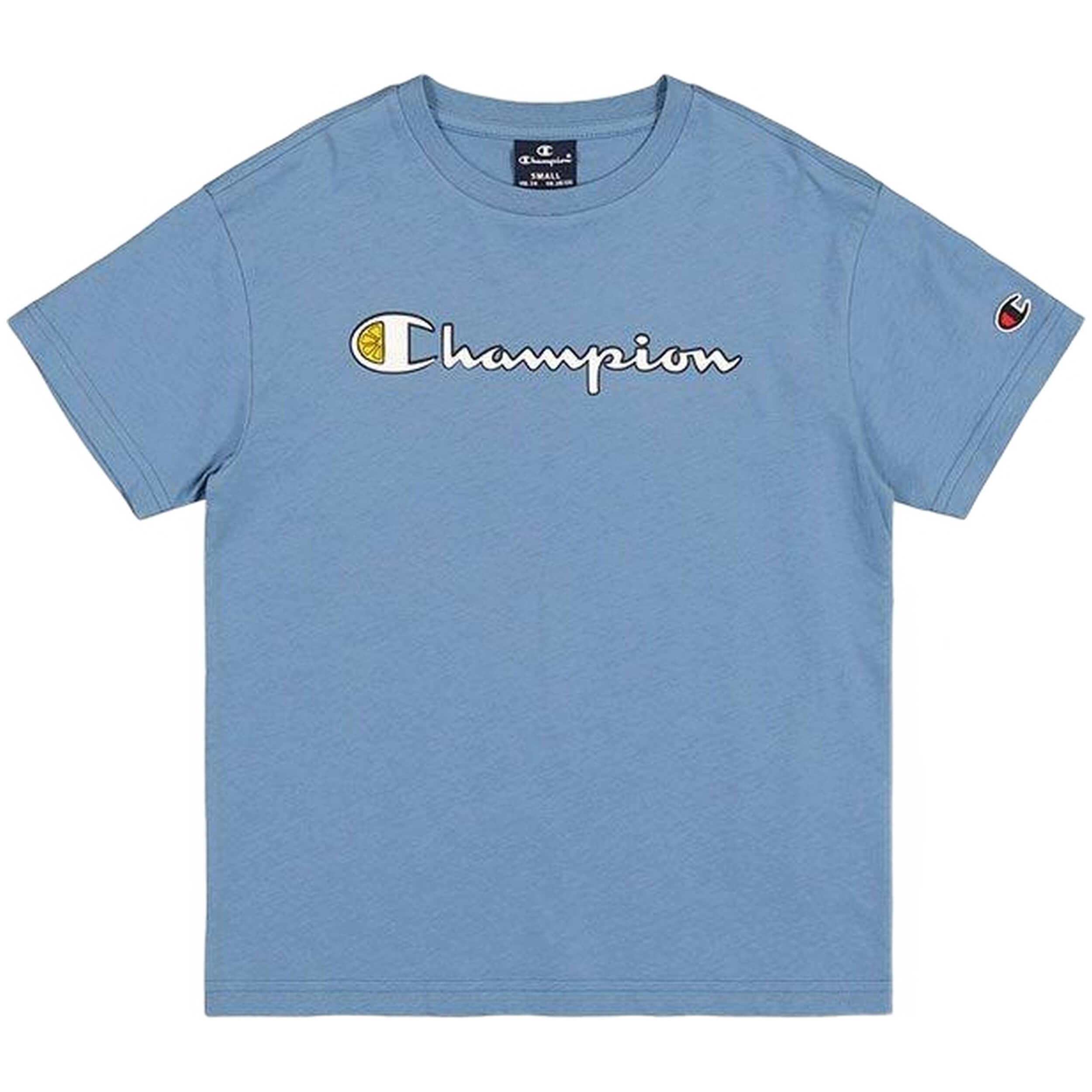 Camisetas De Manga Corta Champion modelo 306911-BS099 para Niños en color Azul