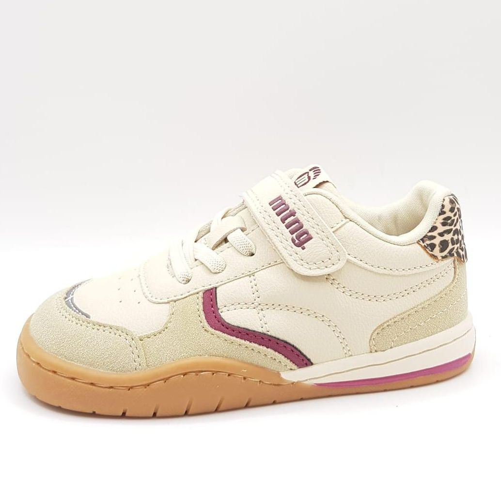 Zapatillas Barefoot Infantiles Mustang Free 49096 Beige con Puntera Ancha y Zero Drop