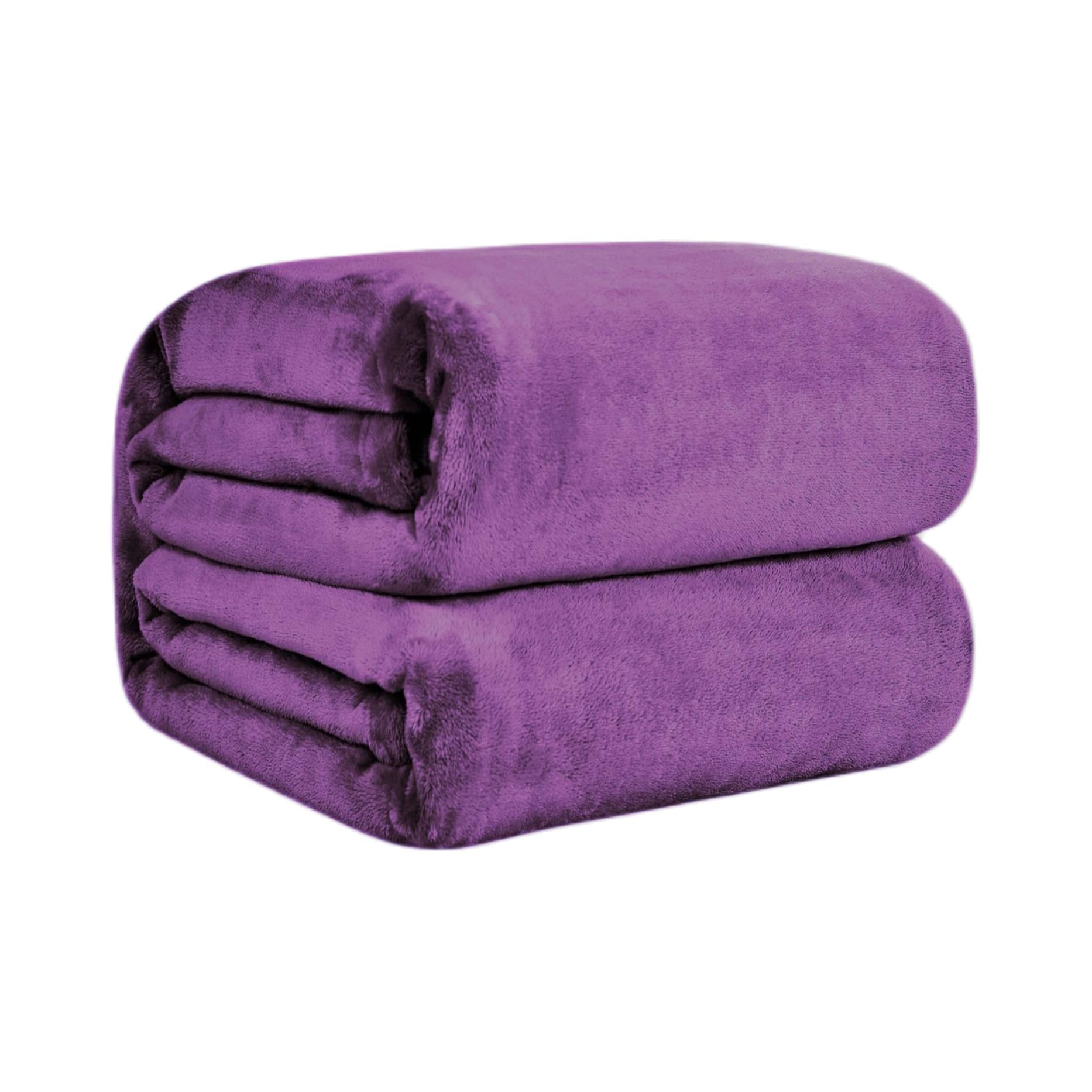 Manta Franela Cálida y Transpirable- Mantas Suave de 100%Microfibra Poliéster Extra Suave para Sofá, Cama y Viaje - 130×160cm/160×220cm y 220×240cm.