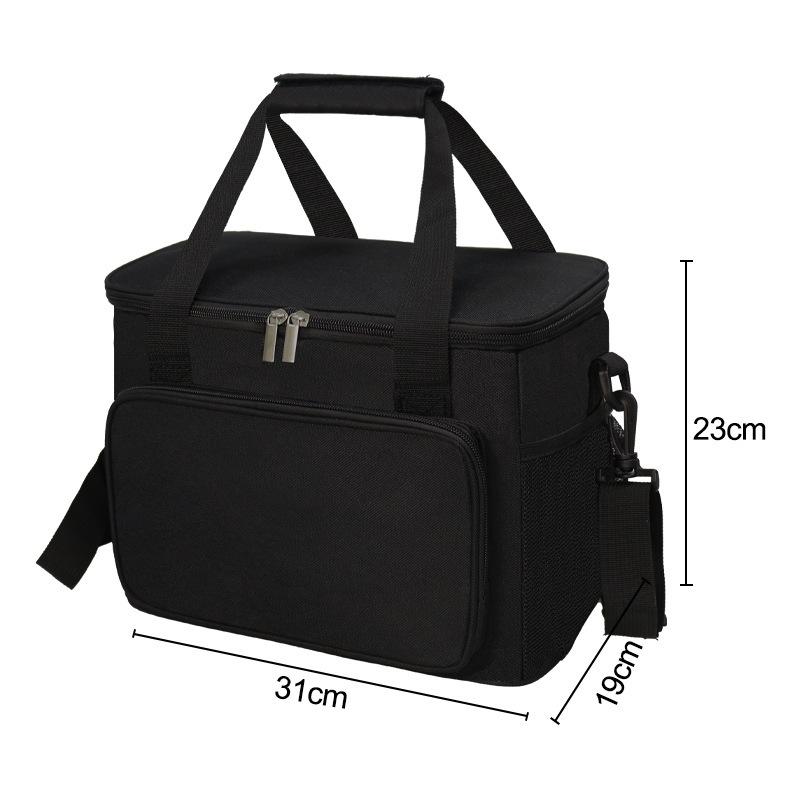 CA Bolsa térmica portátil con correa para el hombro, de gran capacidad, impermeable, de tela Oxford, para exteriores, camping, picnic