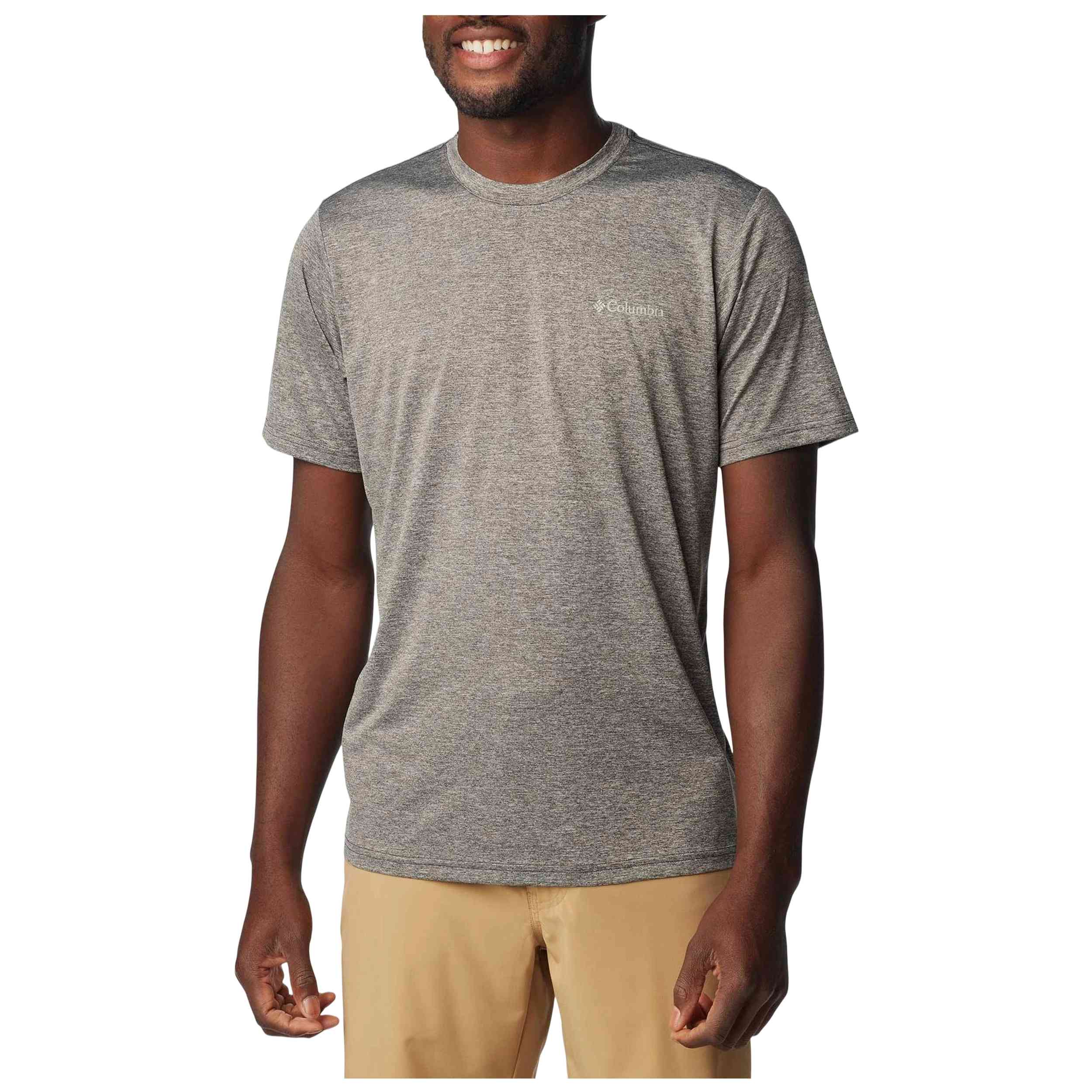 Camiseta De Manga Corta Columbia modelo 1990391011 para Hombre en color Gris