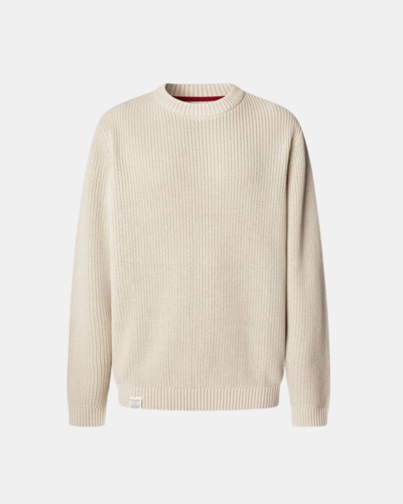 PEPE JEANS PM7000022 PARKER CREW Jersey Manga larga Hombre Beige