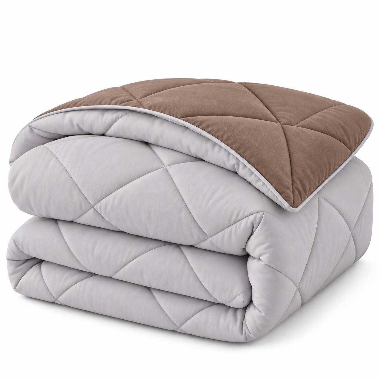 Edredón Reversible de Dos Caras de 300gr/m2, Acolchado con Diseño de Rombos, Suave y Confortable, Lavable a Máquina, para Dormitorio, Disponible en 180x240cm, 220x240cm y 240x260cm, Varios Colores.
