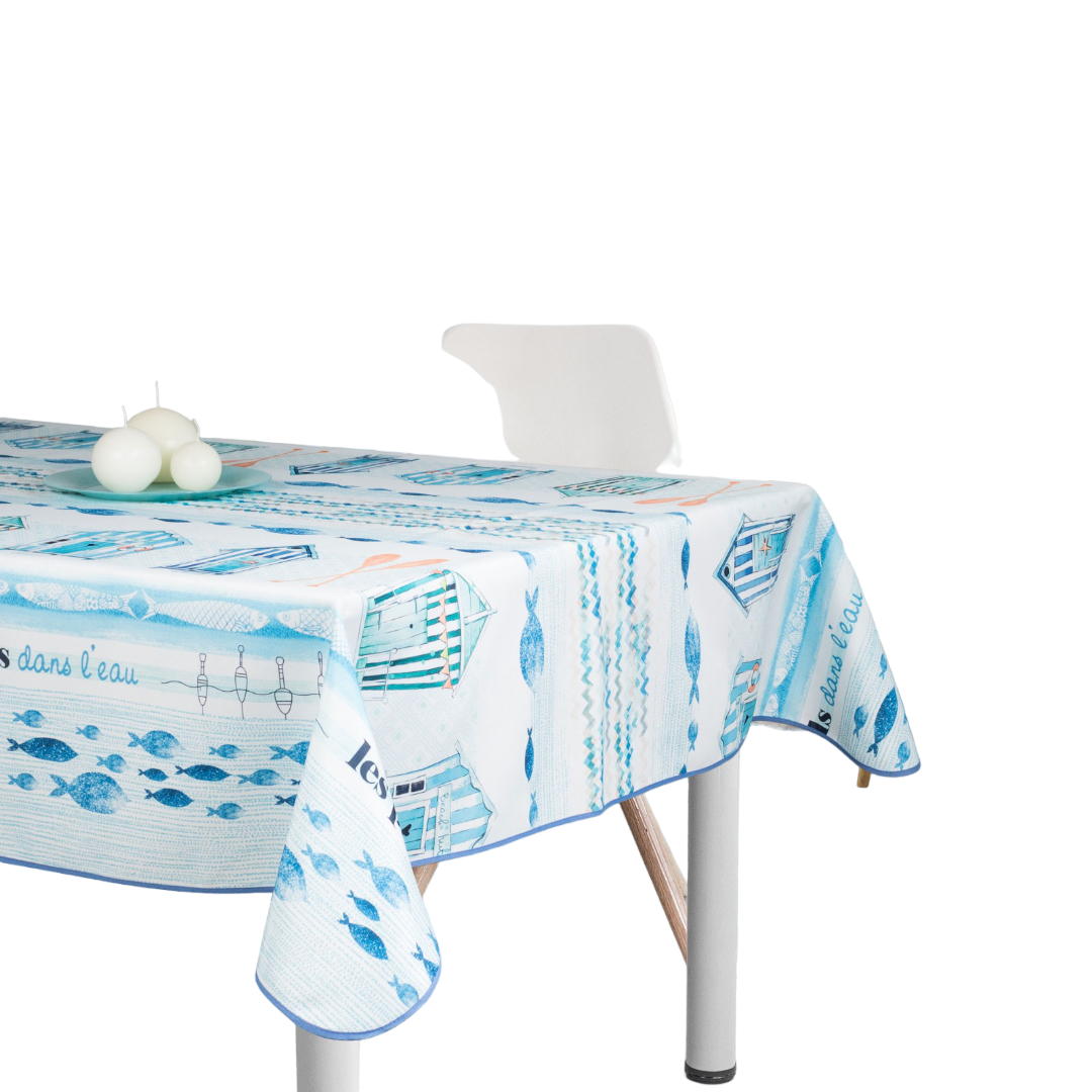 Mantel Antimanchas BALI para mesa rectangular o redondo