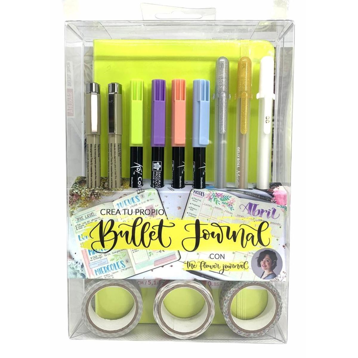 ROYAL TALENS Set Crea Tu Propio Bullet Journal | Diario Personalizable Verde Pastel