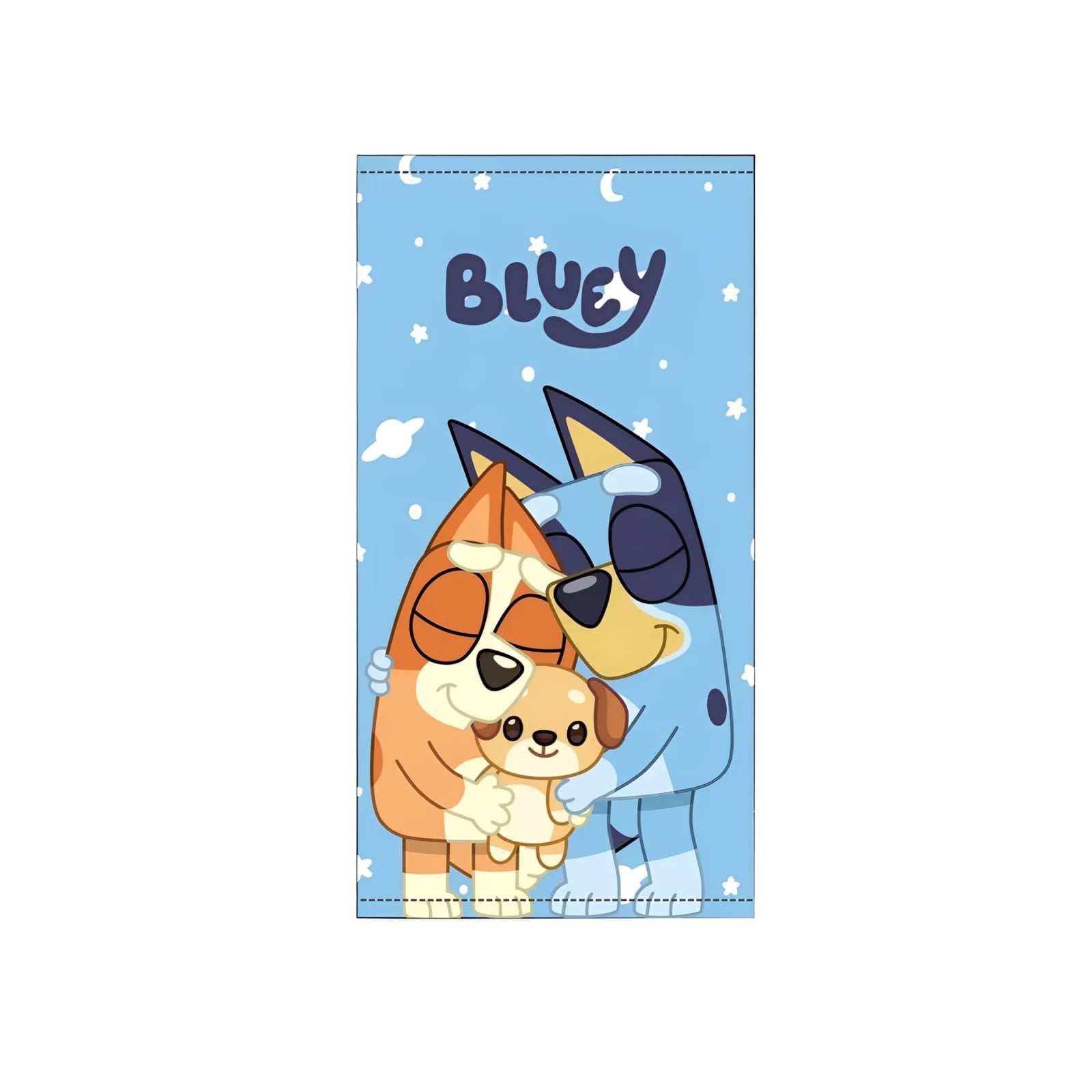 Toalla Playa Piscina Bluey Osito 70x140cm infantil de microfibra para niños - Bluey