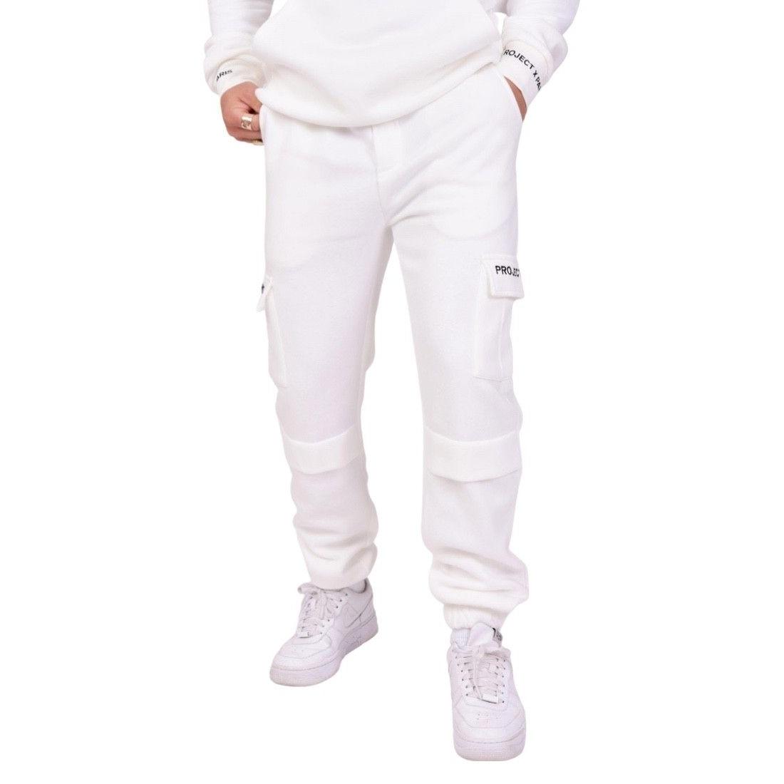 Pantalon Project X Paris Cargo Basic Blanco