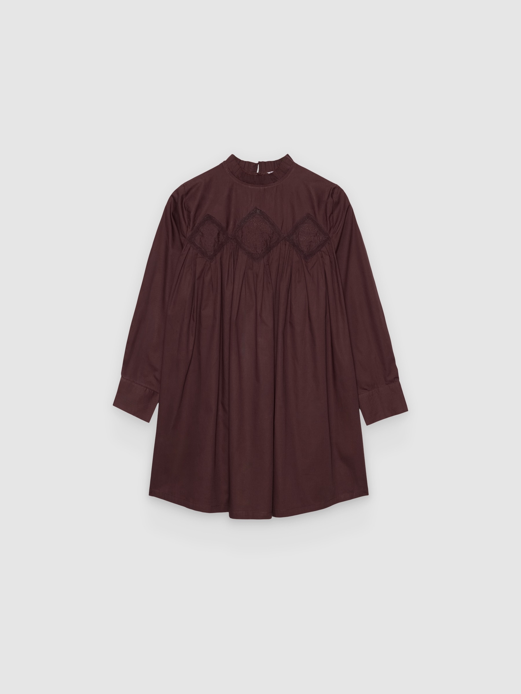 Vestido mini bordado con envío y devolución gratuita en tienda INSIDE