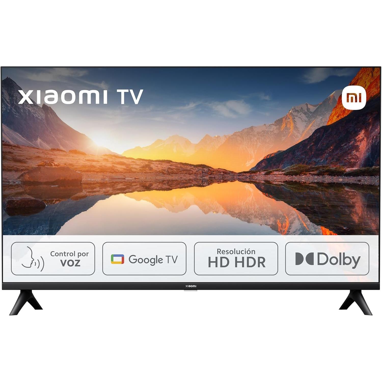 XIAOMI TV A 2025 32" - Smart TV HD HDR, Google TV, Control por Voz, Dolby, Negro