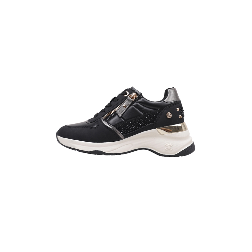 Xti 143065 Deportivas Con Cuña Mujer Negro